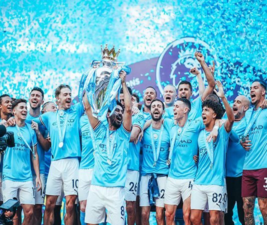 Man City Win Record Fourth English title in a row as Foden scores twice