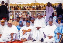 Eid-el-Kabir: Tinubu prays in Lagos, stresses importance of sacrifice