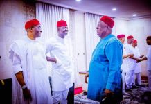 Kalu, Ganduje Excited As Ex-Senate President Anyim Defects To APC