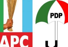 Edo Guber: Don’t Blame Us For Your Judicial Mishap, APC Tells PDP APC and PDP flag