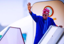 Tinubu Attends John Mahama’s Inauguration in Accra Tinubu-travelling