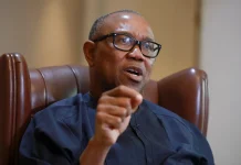 Electoral Act Amendment: Obi Joins Youths in Protest At The National Assembly.