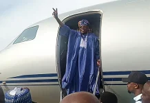 Tinubu Lands in Adamawa to Commission Major Projects
