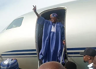 Tinubu Lands in Adamawa to Commission Major Projects