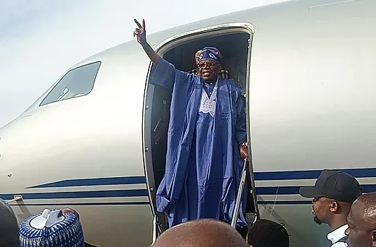 Tinubu Lands in Adamawa to Commission Major Projects