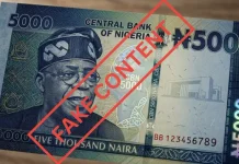 Viral N5,000 Note Featuring Tinubu Is Fake — CBN