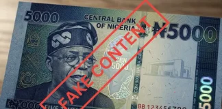Viral N5,000 Note Featuring Tinubu Is Fake — CBN